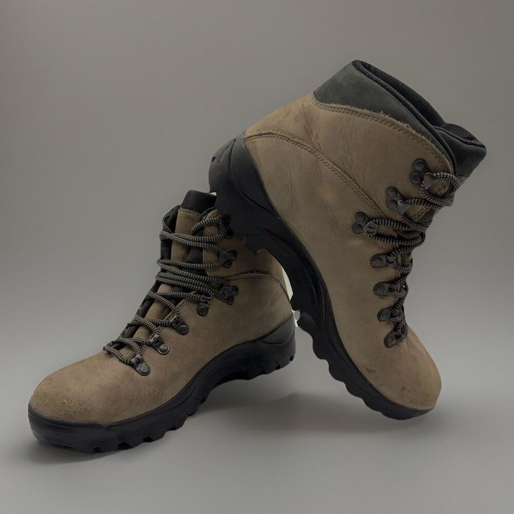 Merrell Hiking Boots Summit Graphite Leather Vibram Men Size 8 Brown Gorpcore